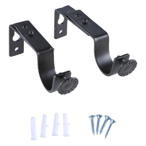 2pcs Vorhangstangenhalter Fenster Vorhangstabstange Stützkleiderbügel Einstellbarer Halterung Einzelhalterung Dauerhafter Verstellbarer 2pcs Vorhangstangenhalter Fenster Vorhangstabstange Stützkleiderbügel Einstellbarer Halterung Einzelhalterung Dauerhafter Verstellbarer von FIRSTXIU