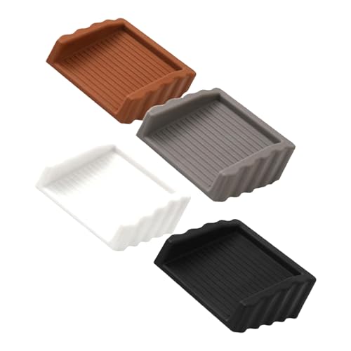 4 Pieces Sturdy Gummi Türstopper Keile Tragbares Zubehör Für Die Aufrechterhaltung Der Stabilität In Jedem Raum Casual Nutzungstürhalter Keile von FIRSTXIU