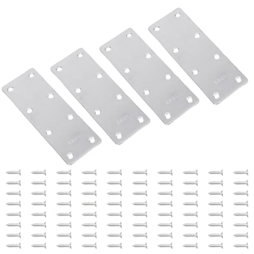 4pcs Metall Straight Brace Reparaturverbindung Fixierklasse Edelstahl Feste Stützklasse Steckverbinder Reparaturverbindungsfixerhalterung 4pcs Metall Straight Brace Reparaturverbindung Fixierklasse Edelstahl Feste Stützklasse Steckverbinder Reparaturverbindungsfixerhalterung von FIRSTXIU