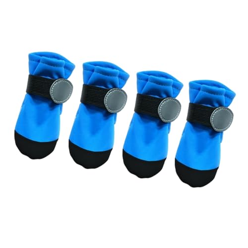 4pieces wasserdichte Hunde Bootie Reflektierende Sicherheitsdesigns Antislip Soals Weiche Pfotenschutzhundeschuhe Für Kleine Rassen Bequeme Schuhe Zum Wandern 4pieces wasserdichte Hunde Bootie Reflektierende Sicherheitsdesigns Antislip Soals Weiche Pfotenschutzhundeschuhe Für Kleine Rassen Bequeme Schuhe Zum Wandern von FIRSTXIU