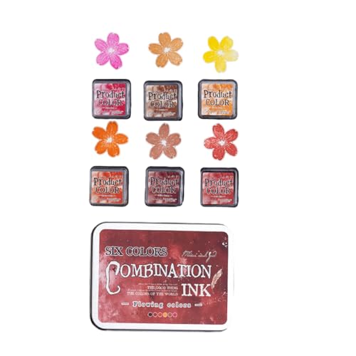 6 PCs Fließende Farben Serie Inks Pad Set Kombination Inkpad Stamp Pad Set Für Scrapbook Journal Stamping Kombination Inkpad Retro Tinte Für Kinder Erwachsene Handwerksprojekte 6 PCs Fließende Farben Serie Inks Pad Set Kombination Inkpad Stamp Pad Set Für Scrapbook Journal Stamping Kombination Inkpad Retro Tinte Für Kinder Erwachsene Handwerksprojekte von FIRSTXIU