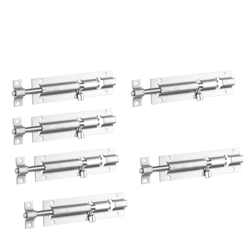 6 Pcs Edelstahltür Riegel Kleine Schiebebolzen Riegel Haspentür Schleuse Schnallen Hochleistungsgartenschuhe Schieberschloss Für Die Sicherheitsschraube Zu Hause 6 Pcs Edelstahltür Riegel Kleine Schiebebolzen Riegel Haspentür Schleuse Schnallen Hochleistungsgartenschuhe Schieberschloss Für Die Sicherheitsschraube Zu Hause von FIRSTXIU