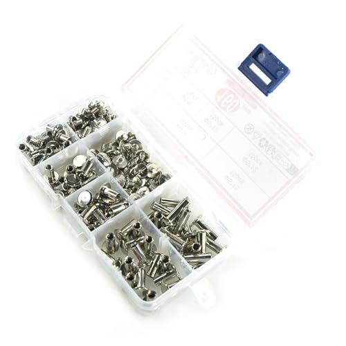 Bookbinding Niets Sortiment Bindungsschrauben Posts Wesentliche Hardware 160pcs/Set Für Bildalbum Und Kochbücher Kohlenstoffstahlschrauben Bookbinding Niets Sortiment Bindungsschrauben Posts Wesentliche Hardware 160pcs/Set Für Bildalbum Und Kochbücher Kohlenstoffstahlschrauben von FIRSTXIU