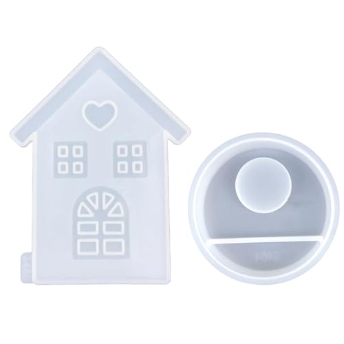 Candlestick Silicon Form Liebes Herzhausform Kerzenständer Schimmelpilz von FIRSTXIU