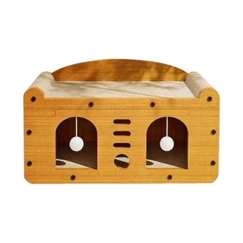 Cartoon Haustierbett Große Katzenbett Kätzchen Schlaf Innensofa Für Heiße Saison Multipurpose Kratzplatten Katzen Möbelschutz Innenräume von FIRSTXIU