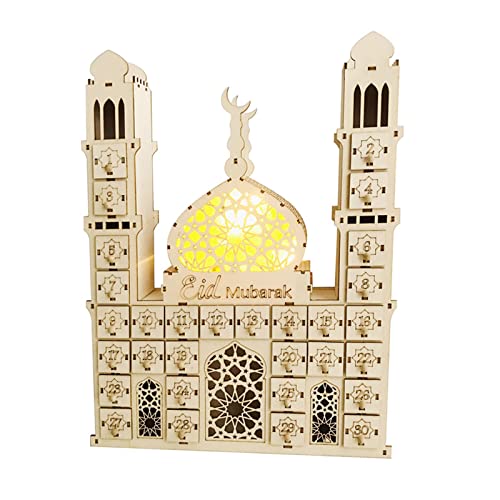 Eid Countdown Kalender Ornament Schublade Party Dekor für Urlaub Neujahr Party Hintergrund von FIRSTXIU