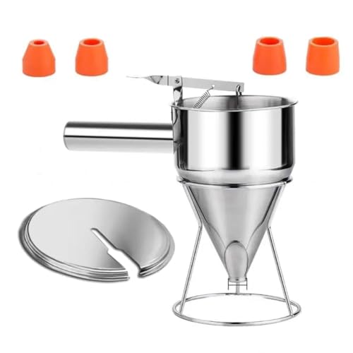 Ergonomischer Non Raus Stahl Teigspender 1200 L Konischer Trichter Perfekt Für Präzise Teigsauceverteilung Teigspender Für Waffeln Und Dessertherstellung Ergonomischer Non Raus Stahl Teigspender 1200 L Konischer Trichter Perfekt Für Präzise Teigsauceverteilung Teigspender Für Waffeln Und Dessertherstellung von FIRSTXIU