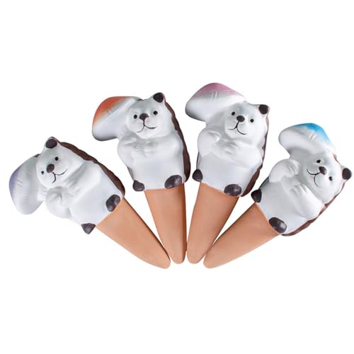 FIRSTXIU 4pcs Cartoon Hedgehog Anlagen Watering Zuverlässigkeit Selbstwassergerät Tropfen Bewässerungssystem Gartenspitzen Für Innengarten Freien von FIRSTXIU