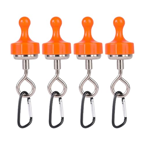 FIRSTXIU 4pcs Outdoor Camping Haken Mit Schwerer Sicht Magnethakenzelt Montagezubehör Neodym von FIRSTXIU