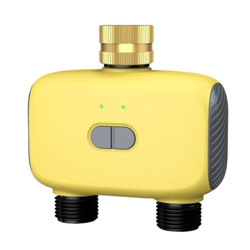 FIRSTXIU Automatischer Sprinkler Timer Mit Regenverzögerungshandbuch Messing Einlass Doppelauslass Für Effiziente Gartenrasen Bewässerung Verwenden Sie Gartenwässerung Timer FIRSTXIU Automatischer Sprinkler Timer Mit Regenverzögerungshandbuch Messing Einlass Doppelauslass Für Effiziente Gartenrasen Bewässerung Verwenden Sie Gartenwässerung Timer von FIRSTXIU