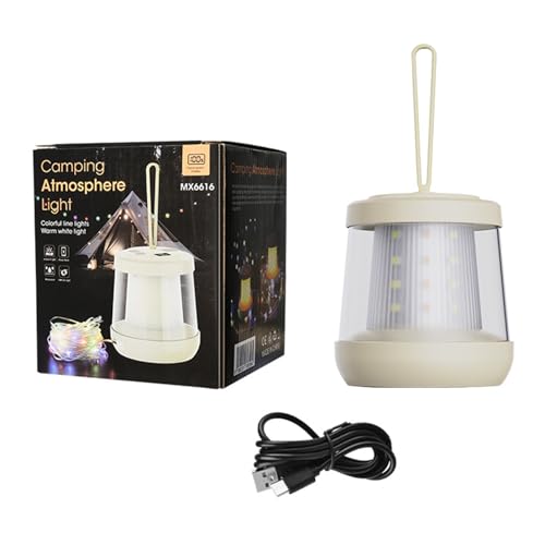 FIRSTXIU Campingleuchte Freien Mit Schnurleuchten Gesetzt Ambizenzen Für Campingplätze Picknicks Und Hinterhofpartys Outdoor Taschenlampe Geeignet von FIRSTXIU