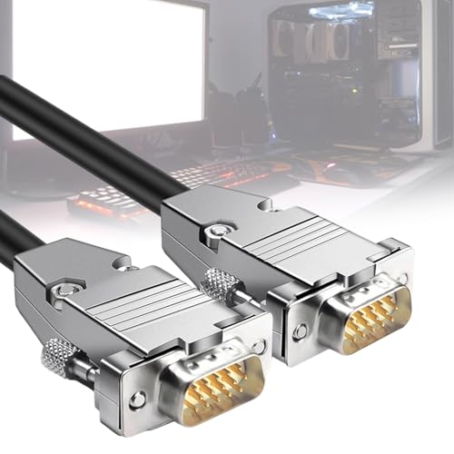 FIRSTXIU D Sub 15Pin VGA Kabel 3 Zeilen Design Kupferte Anschlüsse 1.5meter Verbessert SVGA Kabel Von Getriebe. von FIRSTXIU