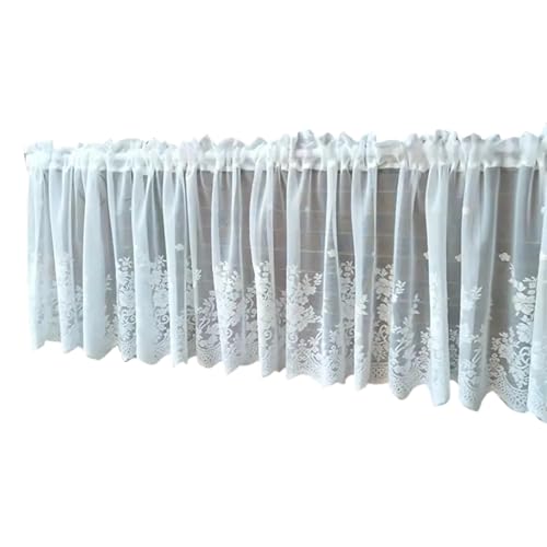 FIRSTXIU Dekorative Leinen Polyester Mischung Bloße Vorhang Panel Mit Blumensticker Räumliche Spareteilung Für Home Office Polyester Raumteiler Vorhang FIRSTXIU Dekorative Leinen Polyester Mischung Bloße Vorhang Panel Mit Blumensticker Räumliche Spareteilung Für Home Office Polyester Raumteiler Vorhang von FIRSTXIU
