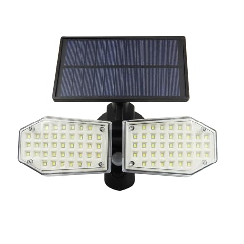 FIRSTXIU Doppelkopf Scheinwerfer Freien 78 LED Bewegungssensoren Solarleuchten Sicherheitsvertretung Leuchten Für Vordertür Yard Garten Garage wasserdichte Solarsicherheitsflut von FIRSTXIU