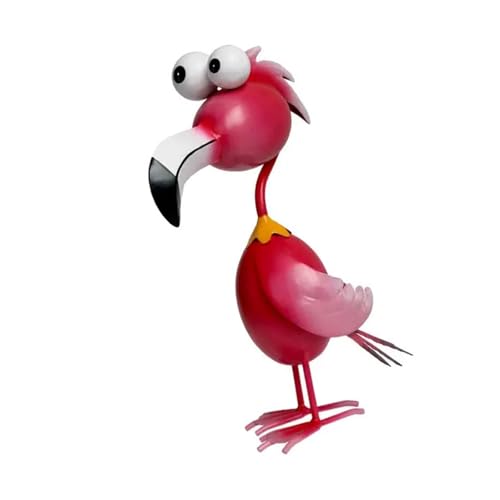 FIRSTXIU Elegante Flamingos Pfauen Hühnergarten Skulptur Haltbarkeit Resistent Iron Weather Proof Artistic Decoration Artistic Eisengarten Ornamente von FIRSTXIU