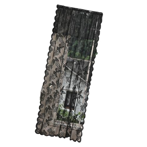 FIRSTXIU Elegante Spitze Schiere Fenster Vorhang 85% Leichte Filtere Privatsphäre Panel Fenster Valance Für Schlafzimmer Wohnzimmer Schlafzimmer Wohnzimmer Dekorative Schiere Vorhänge von FIRSTXIU