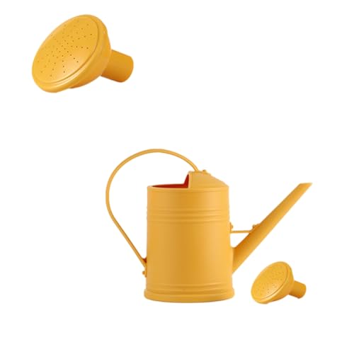 FIRSTXIU Ergonomische Bewässerung Dose 2 L Long Short Spout Abtrennbarer Sprinkler Easy Carry Design Für Gewächshäuser Garten Große Öffnung Plastikpflanzenwässerung Mit Gebogenem von FIRSTXIU