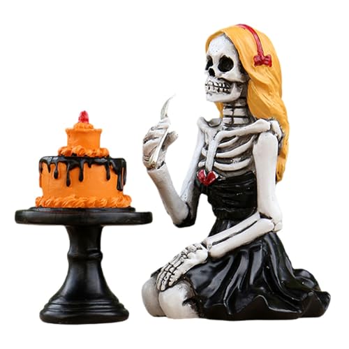 FIRSTXIU Gotik Skelett Mädchen Essen Kuchen Skulptur Wasserdichtes Harze Kunstwerke Für Halloweens Atmosphären Kreation Halloweens Baddekoration Skelett Mädchen FIRSTXIU Gotik Skelett Mädchen Essen Kuchen Skulptur Wasserdichtes Harze Kunstwerke Für Halloweens Atmosphären Kreation Halloweens Baddekoration Skelett Mädchen von FIRSTXIU
