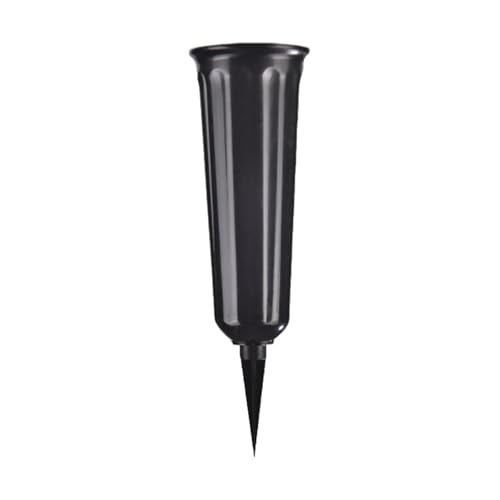 FIRSTXIU Hochleistungs Plastikblumen Vase Behälter Winddicht Für Rasengärten Grab. von FIRSTXIU