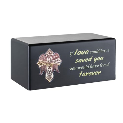 FIRSTXIU Katzen Ashes Box Haustier Bestattung Mit Gedenkwort Holz Urnen Kälteshöfchen Begräbnisscharfe Gedenkgeschenk Urne FIRSTXIU Katzen Ashes Box Haustier Bestattung Mit Gedenkwort Holz Urnen Kälteshöfchen Begräbnisscharfe Gedenkgeschenk Urne von FIRSTXIU