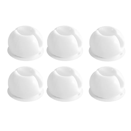 FIRSTXIU Kompakte Klebstoff Wandhaken 6pcs Saugnapfmontage Für Badezimmer Installation Weiß Mehrzweck Wasserdichte PVC Haken FIRSTXIU Kompakte Klebstoff Wandhaken 6pcs Saugnapfmontage Für Badezimmer Installation Weiß Mehrzweck Wasserdichte PVC Haken von FIRSTXIU
