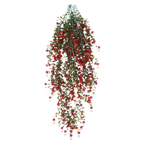 FIRSTXIU Künstliche Plastik Ivies Vine Realistische Hängepflanze Für Zeremonientisch Arrangements Hochzeitsdekoration Faux Greeneries FIRSTXIU Künstliche Plastik Ivies Vine Realistische Hängepflanze Für Zeremonientisch Arrangements Hochzeitsdekoration Faux Greeneries von FIRSTXIU
