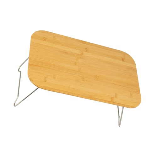 FIRSTXIU Multifunktionales Bambus Workstations Camping Mit Edelstahlunterstützung Bambus Camping Accessor Mehrzweckfaltbare Möbel von FIRSTXIU