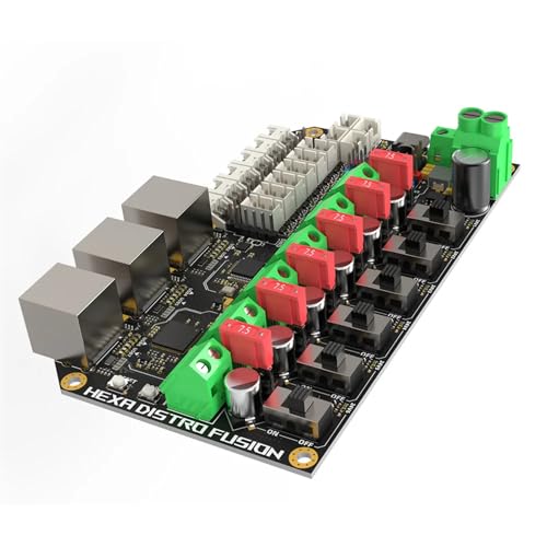 FIRSTXIU Professionelles 6wayer Distribusions Board Mit Antiinterferenztechnologie Für Multihead Drucker Stabile Ausgangs Aluminium Signalsplitter von FIRSTXIU