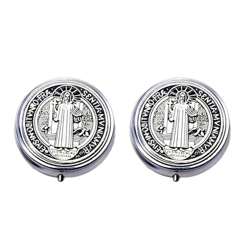FIRSTXIU Rosenkranz Schmuckschachtel Metall Religiöse Schmuckstücke Katholische Christliche Römische Rosenkranz Keeking Fall Gebet Bead Eucharistischer Schmuck von FIRSTXIU