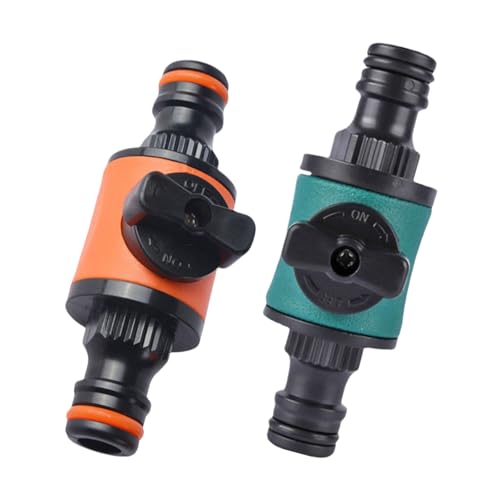 FIRSTXIU Schnelle Anschlusskupplung Ausschalten Der Ventile ABS Flüsse Steueranschluss Für Gartenschlauchbewässerungssysteme Wasserrohr 2pcs Wassereinsparung Schnellverbindungsanpassung von FIRSTXIU