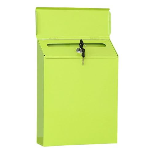 FIRSTXIU Sichere Lockbare Metall Mailbox Bauernhäuser Design Wetterbeständiges Wandmontagemontier Für Die Heimat Dekoration Mit Schloss FIRSTXIU Sichere Lockbare Metall Mailbox Bauernhäuser Design Wetterbeständiges Wandmontagemontier Für Die Heimat Dekoration Mit Schloss von FIRSTXIU