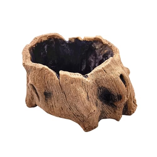 FIRSTXIU Stümpfe Blumentöpfe Zement Stümpfe Pflanzer Blumenarrangement Rustik Für Erdbeer Kleine Pflanzen Wohnkernbaum Kunstholz Pflanzer FIRSTXIU Stümpfe Blumentöpfe Zement Stümpfe Pflanzer Blumenarrangement Rustik Für Erdbeer Kleine Pflanzen Wohnkernbaum Kunstholz Pflanzer von FIRSTXIU