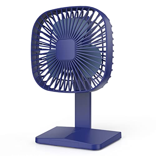FIRSTXIU Ventilator, 2-in-1-Tischventilator mit USB-Ladefunktion, tragbarer Ventilator, 3 Geschwindigkeiten, einstellbar, kleiner Kühlventilator, Telefonhalter für Schlafzimmer und Büro von FIRSTXIU
