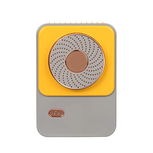 FIRSTXIU Ventilator, USB-aufladbarer Hängehals-Lazy-Kleinventilator, USB-HALSVENTILATOR, blattloses Aufladen, tragbarer Ventilator für das Reisebüro im Freien von FIRSTXIU