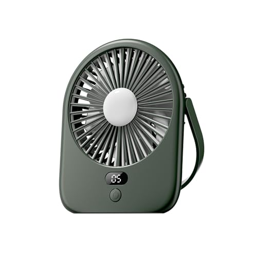 FIRSTXIU Ventilator, Wiederaufladbarer Tischventilator Mit LED-Licht 1200mAh Akku 5 Geschwindigkeiten Leiser Betrieb Tragbarer Ventilator Für Schlafzimmer Büro Reisen FIRSTXIU Ventilator, Wiederaufladbarer Tischventilator Mit LED-Licht 1200mAh Akku 5 Geschwindigkeiten Leiser Betrieb Tragbarer Ventilator Für Schlafzimmer Büro Reisen von FIRSTXIU