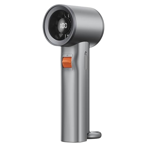 FIRSTXIU-Ventilator, tragbarer Miniatur-Handventilator mit USB-Aufladung und LED-Anzeige für den Außenbereich und das Büro, Lüfter mit einstellbarer Geschwindigkeit von FIRSTXIU