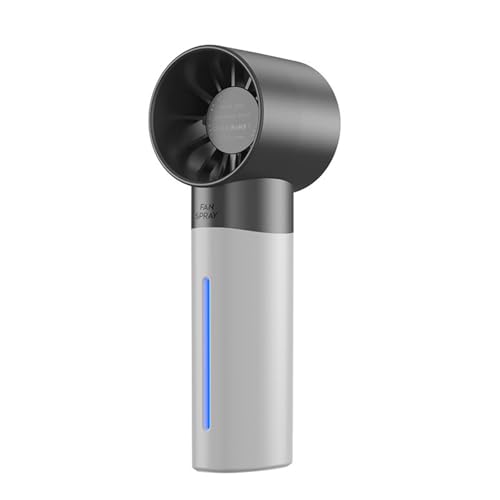 FIRSTXIU Ventilator, über USB wiederaufladbarer Miniatur-Handventilator mit 1200-mAh-Akku und leisem Betrieb, Kühlgerät für Büro oder unterwegs von FIRSTXIU
