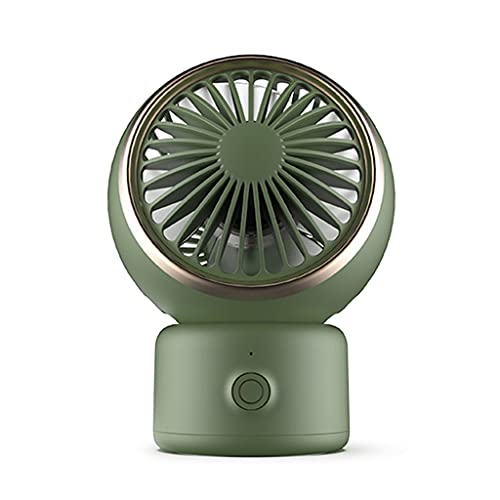 FIRSTXIU Ventilator, wiederaufladbarer Desktop-Ventilator, 3 Geschwindigkeiten, tragbarer USB-Ventilatorzyklus für das Home Office von FIRSTXIU