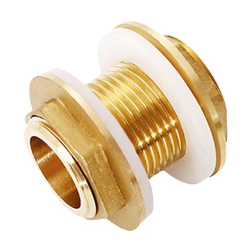 Fischtanks Adapter 3/4 Zoll Gewinde Messing Rohr Einer Loser Schlüsselanpassungsmutter Wassertanks Messing Steckverbinder Wasser Jointer von FIRSTXIU