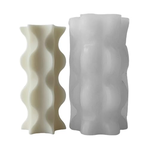 Flexible Silikonform Gestreifter Zylinderform Mit Kerzenformen Duft Aromatherapys Herstellung Form Handgefertigter Oramentform Kreatives Geschenk von FIRSTXIU