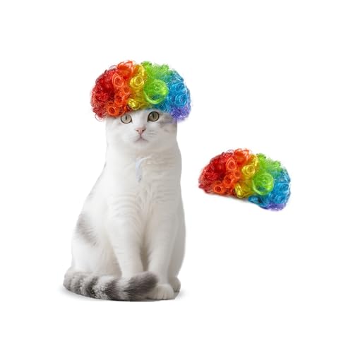 Haustierhaarstück Mit Gläser Für Hundekatzen Kostümzubehör Urlaub Täglich Cosplay Hundehaarstück Mit Brille von FIRSTXIU