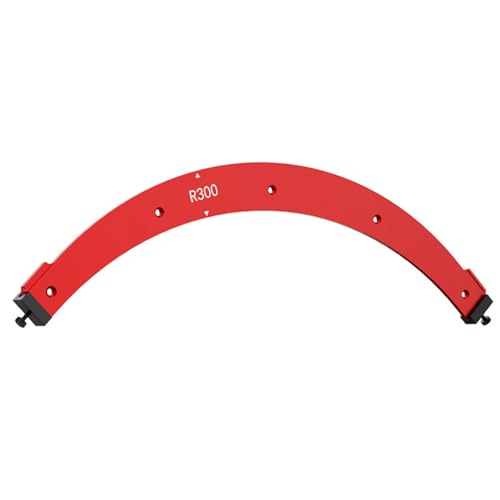 Holzbearbeitung Runder Eckradius Vorlagen Schneidvorlagen Werkzeug Router Eckradius R100/R150/R200/R250/R300 Kleiderschrank von FIRSTXIU