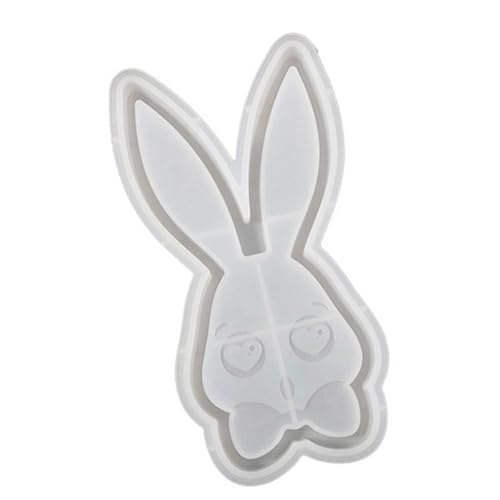 Kreative Kaninchenharzkasten Robustes Silikonform Stilvoller Gerichte Tablett Formen Accessoire Für Customes Craft Projekte Silikonharzformen von FIRSTXIU