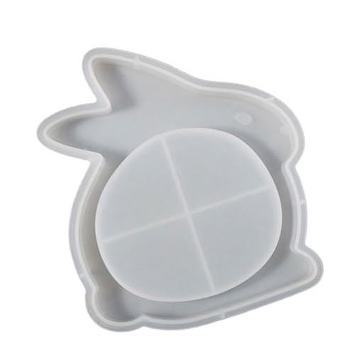 Kreative Kaninchenharzkasten Robustes Silikonform Stilvoller Gerichte Tablett Formen Accessoire Für Customes Craft Projekte Silikonharzformen von FIRSTXIU