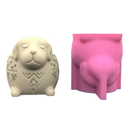 Kreativer Welpe Form Pflanzerform Schimmel Sukkulente Vase Form Flexibles Silikon Für Gips Und Betonschmuck Kreativ von FIRSTXIU