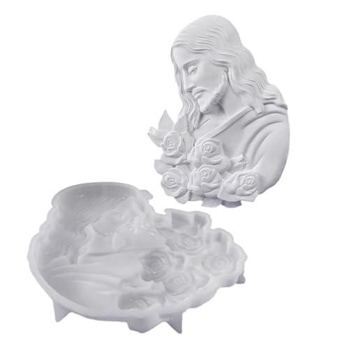 Mehrzweck Silikon Christusform Zum Backen Von Kerzen Und Seife Machen Handwerk Für Ofen Und Kühlschrankmauer Dekoration Geeignet Mehrzweck Silikon Christusform Zum Backen Von Kerzen Und Seife Machen Handwerk Für Ofen Und Kühlschrankmauer Dekoration Geeignet von FIRSTXIU