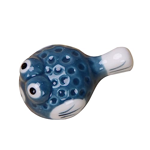 Set Von 6 Keramikpuffishfisch Stäbchen RESTKERAMIC MALTBIGHTENTIGN STIBEREN UTENSILHAPTER Keramikmaterial Für Küchenutensilien von FIRSTXIU