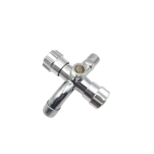 Starke 3 Wege Wasserverbindung Badezimmer Wasserhahn Wasser Schaltet Druckdusche Divers Adapter Upgrades Für Badezimmerschauer Duschflüsse Regulierungsbehörde von FIRSTXIU