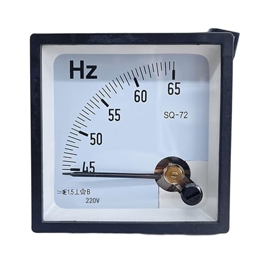 Stromfrequenzmessungstesterwerkzeug 45-65Hz 100V 220 V Spannungen Überwachung Kunststoff Spararchitektur Breite Spannungs Frequenzmessgerät von FIRSTXIU