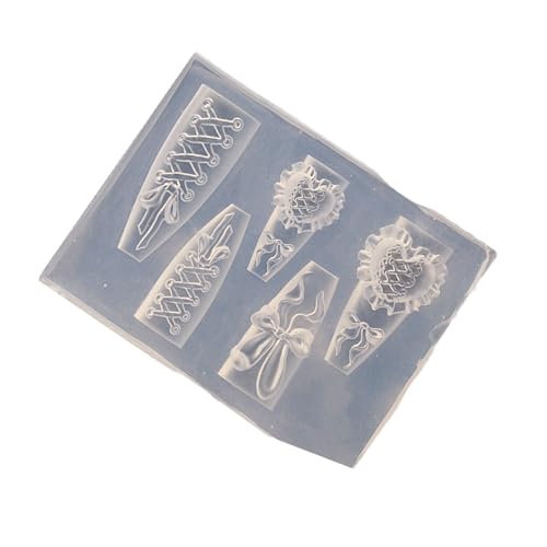 Stylish Nails Dekoration Werkzeug Flexible Silikon Herzbandform Mit Kompliziertem Muster Für Künstler Maniküre Kreation Weiches Nagelkunstform Stylish Nails Dekoration Werkzeug Flexible Silikon Herzbandform Mit Kompliziertem Muster Für Künstler Maniküre Kreation Weiches Nagelkunstform von FIRSTXIU